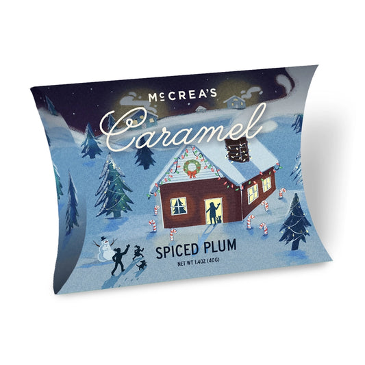 Caramels Pillow Box - Spiced Plum (Starry)