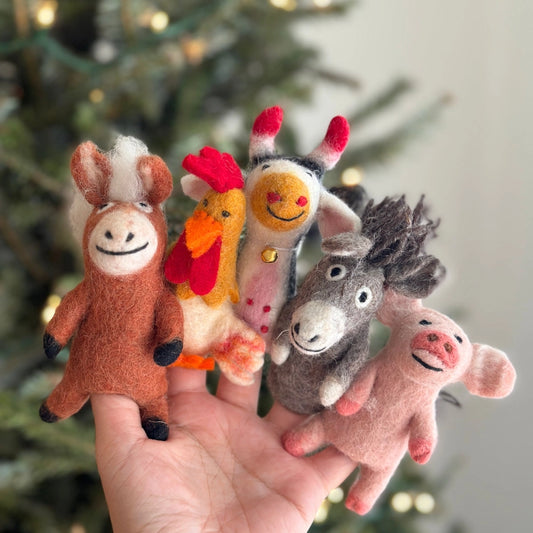 Farm Animal Finger Puppets